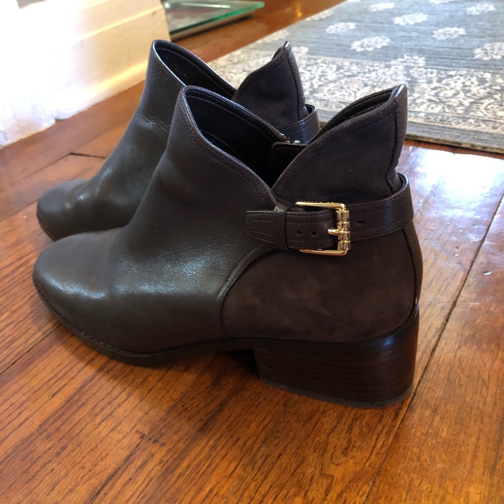 NWOT Leather and Suede Cole Haan Booties